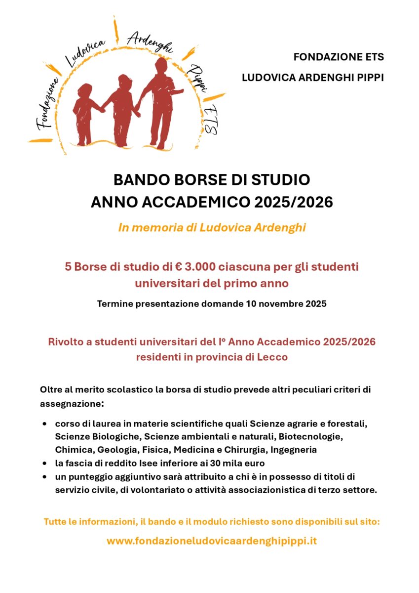 Volantino Borse Di Studio Page 0001